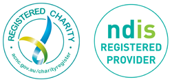 Registered Charity and NDIS registered Provider logos